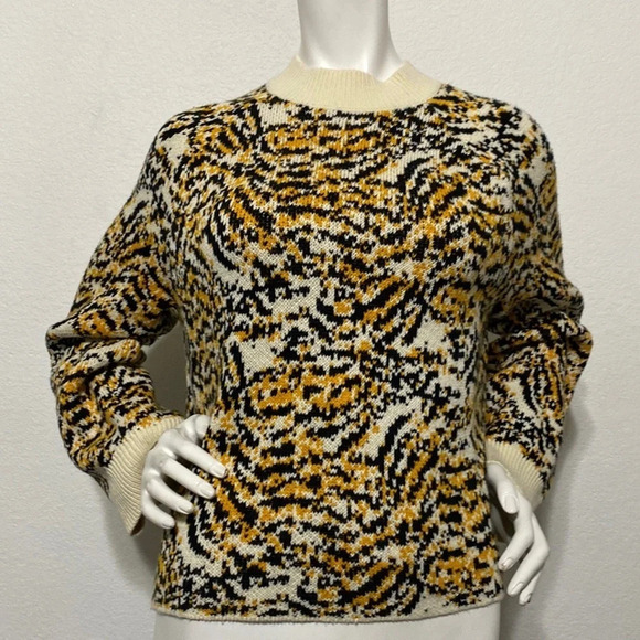 Rachel Comey x Target Animal Print Crewneck Pullover Sweater Size S - Picture 3 of 9